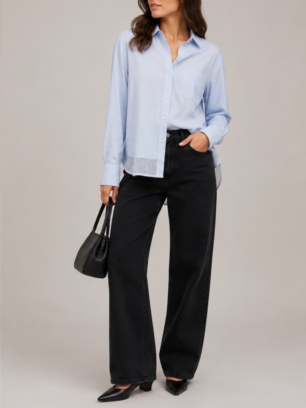 Rag & Bone Maxine Light Blue Button-Down Size XS $228 MSRP
